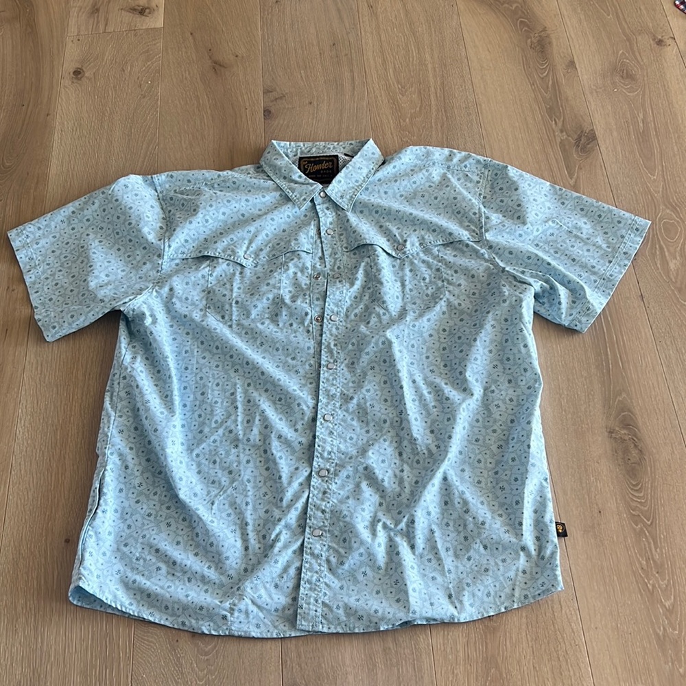 XXL Howler brothers Pearl snap dress shirt